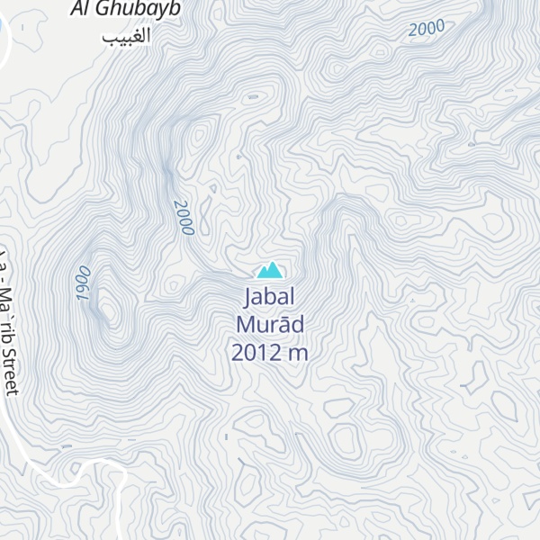 Map of Jabal Murād