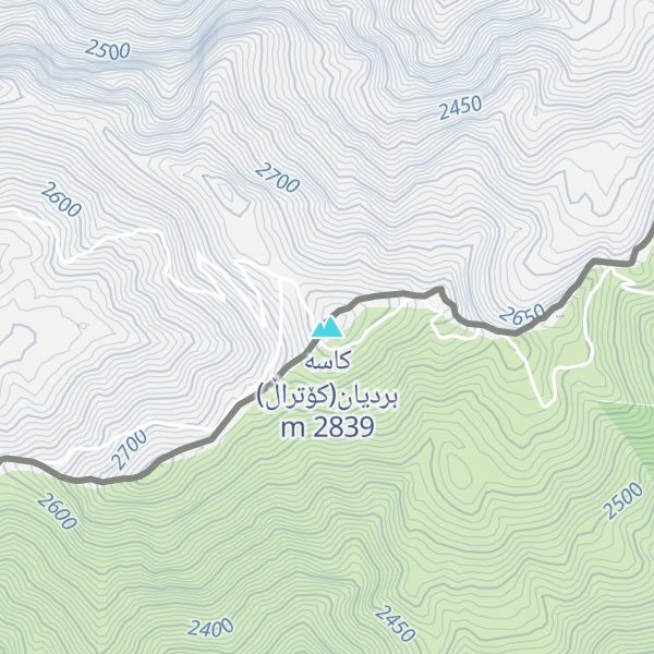 Map of کاسه بردیان(کۆتراڵ)