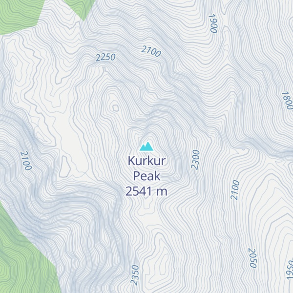 Map of Kurkur Peak