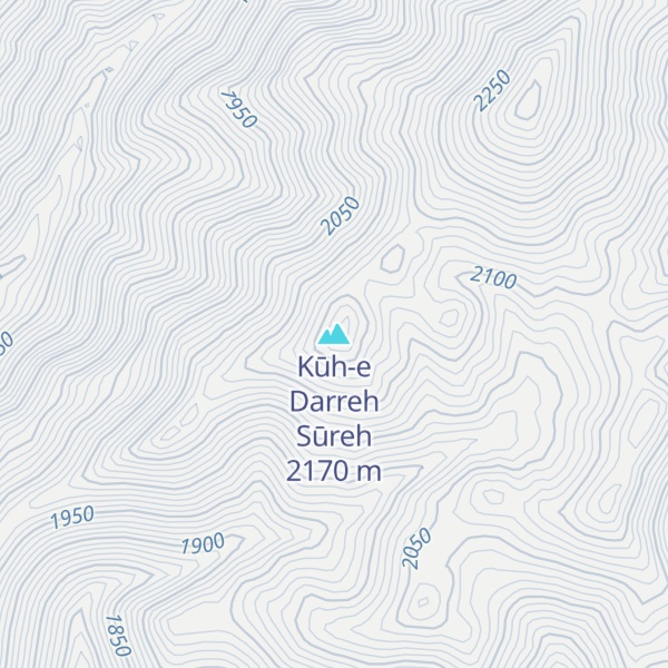 Map of Kūh-e Darreh Sūreh