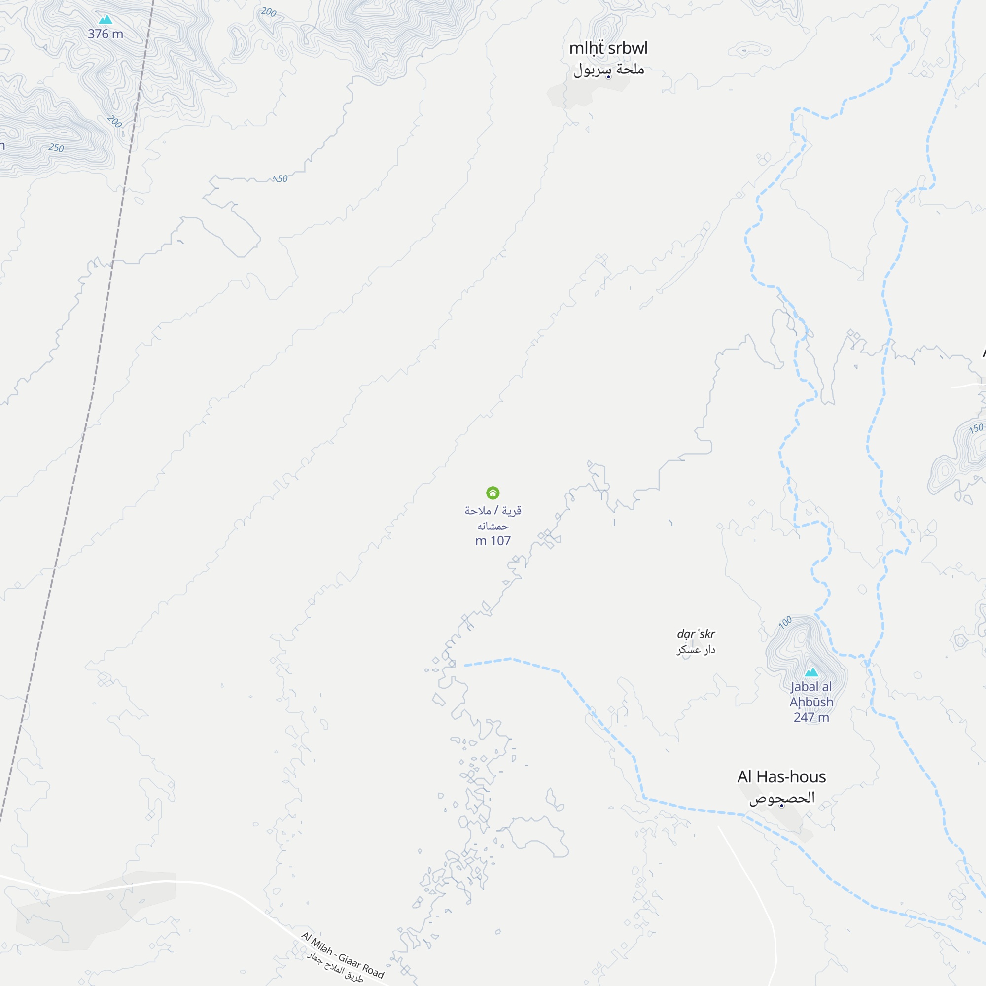 قرية / ملاحة حمشانه map
