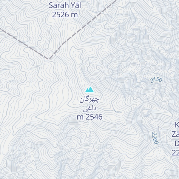 Map of چهرگان داغی