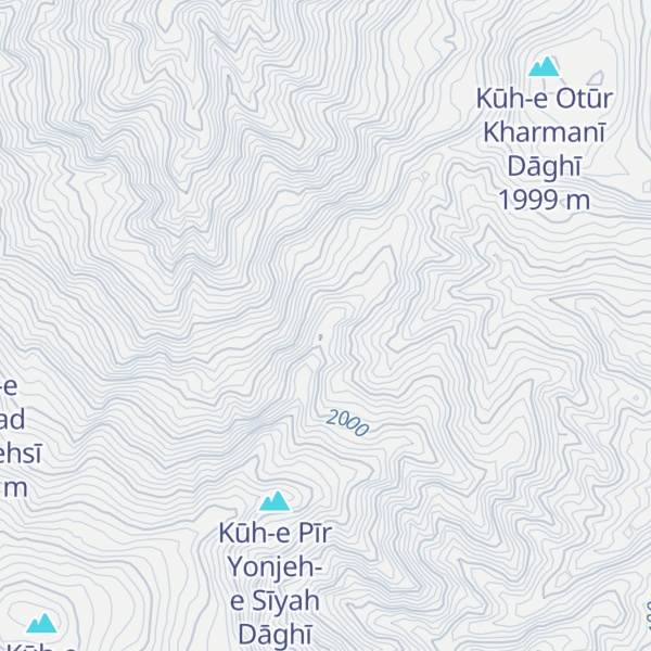Map of Kūh-e Vardālī Dāghī