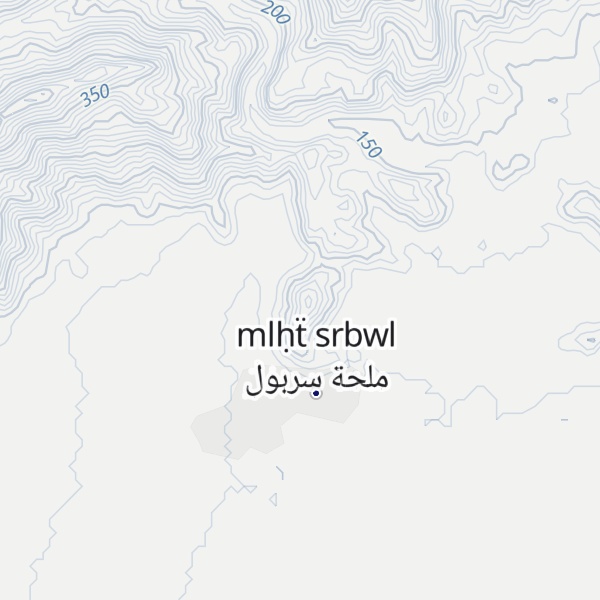 Map of Jabal Zouba