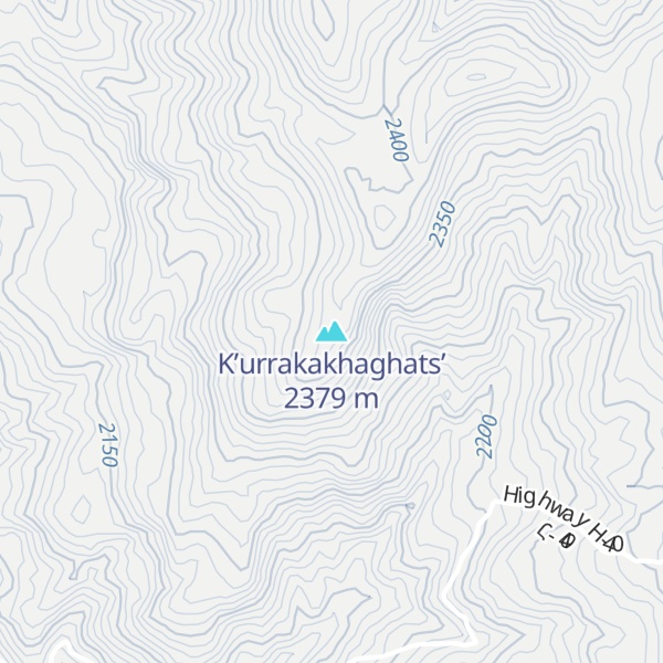 Map of K’urrakakhaghats’