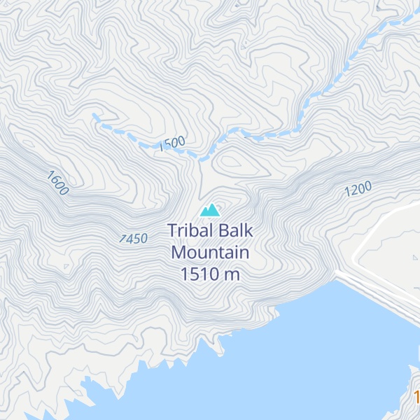 Map of Tribal Balk Mountain
