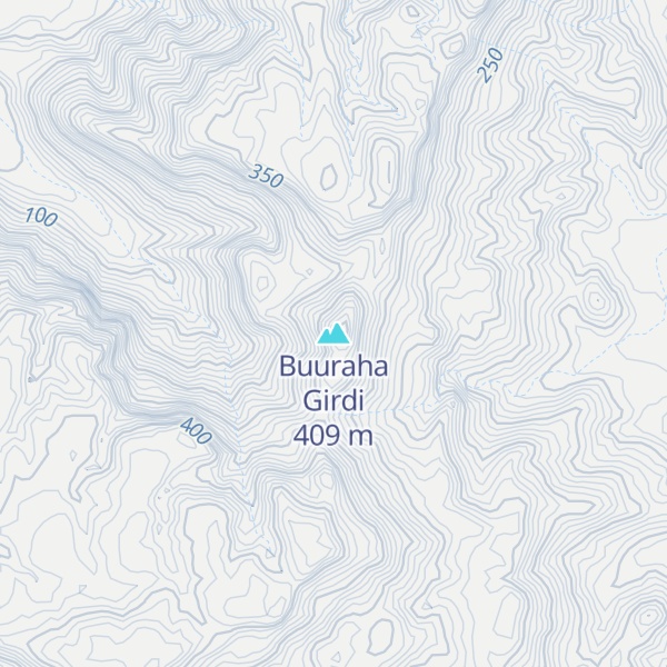 Map of Buuraha Girdi