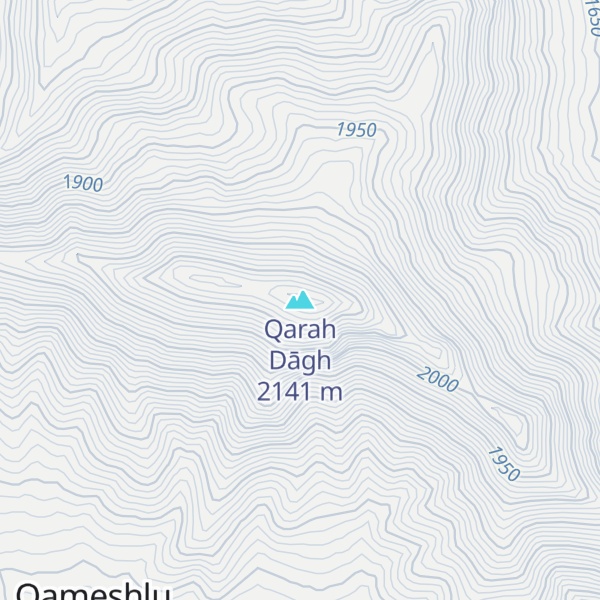 Map of Qarah Dāgh