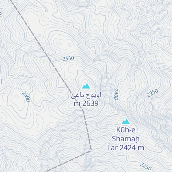 Map of اویوخ داغی