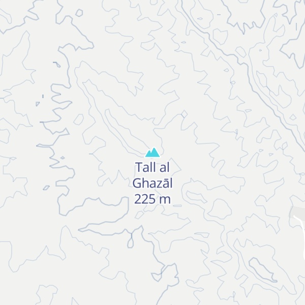 Map of Tall al Ghazāl