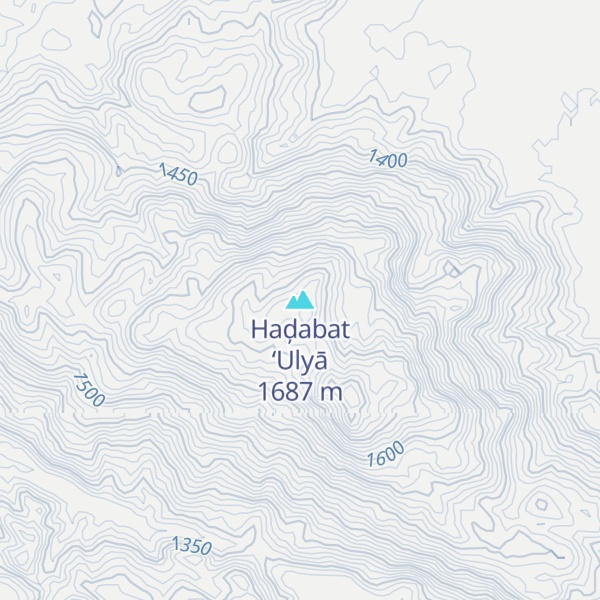 Map of Haḑabat ‘Ulyā