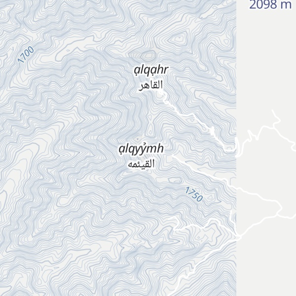 Map of القيئمة وادي سرف