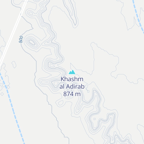 Map of Khashm al Adirab