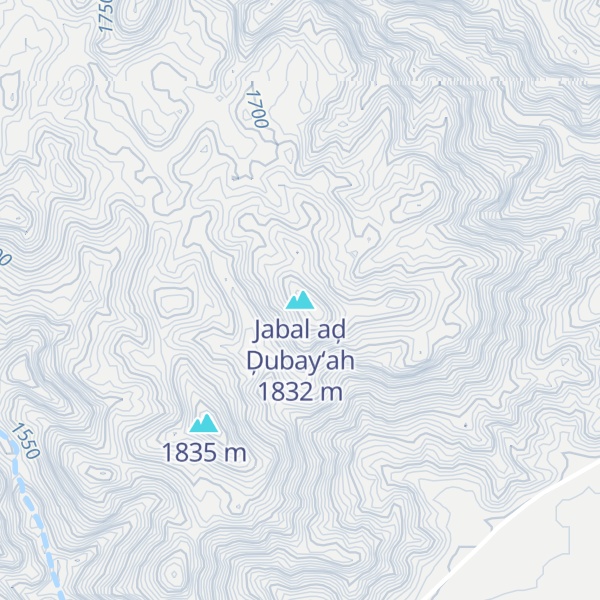 Map of Jabal aḑ Ḑubay‘ah