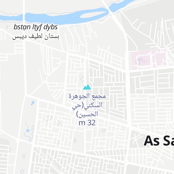 Map of مجمع الجوهرة السكني(حي الحسين)