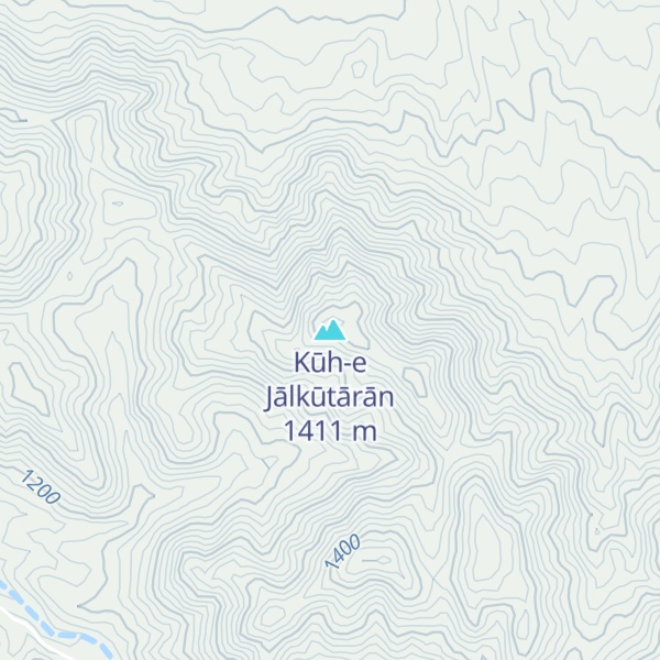 Map of Kūh-e Jālkūtārān