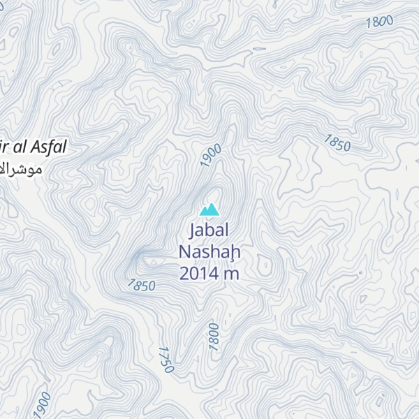 Map of Jabal Nashaḩ