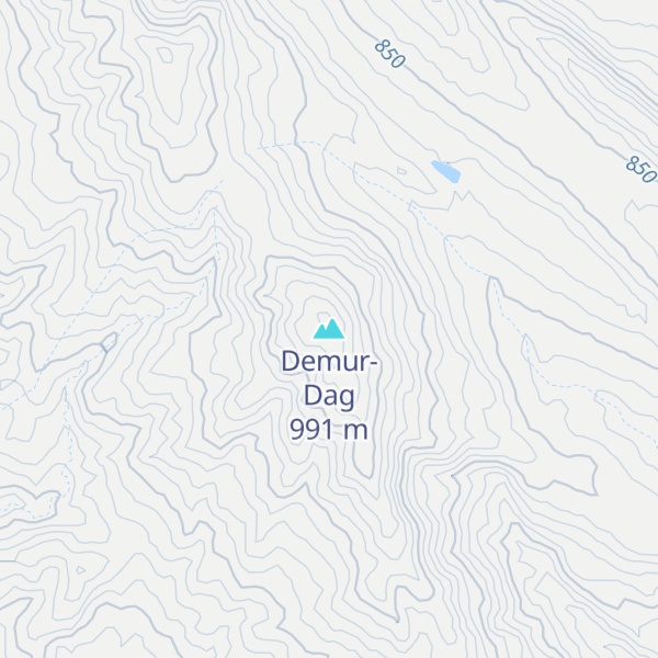 Map of Demur-Dag