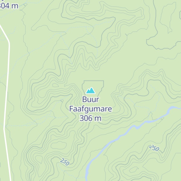 Map of Buur Faafgumare