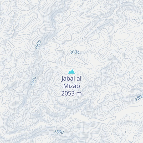 Map of Jabal al Mīzāb