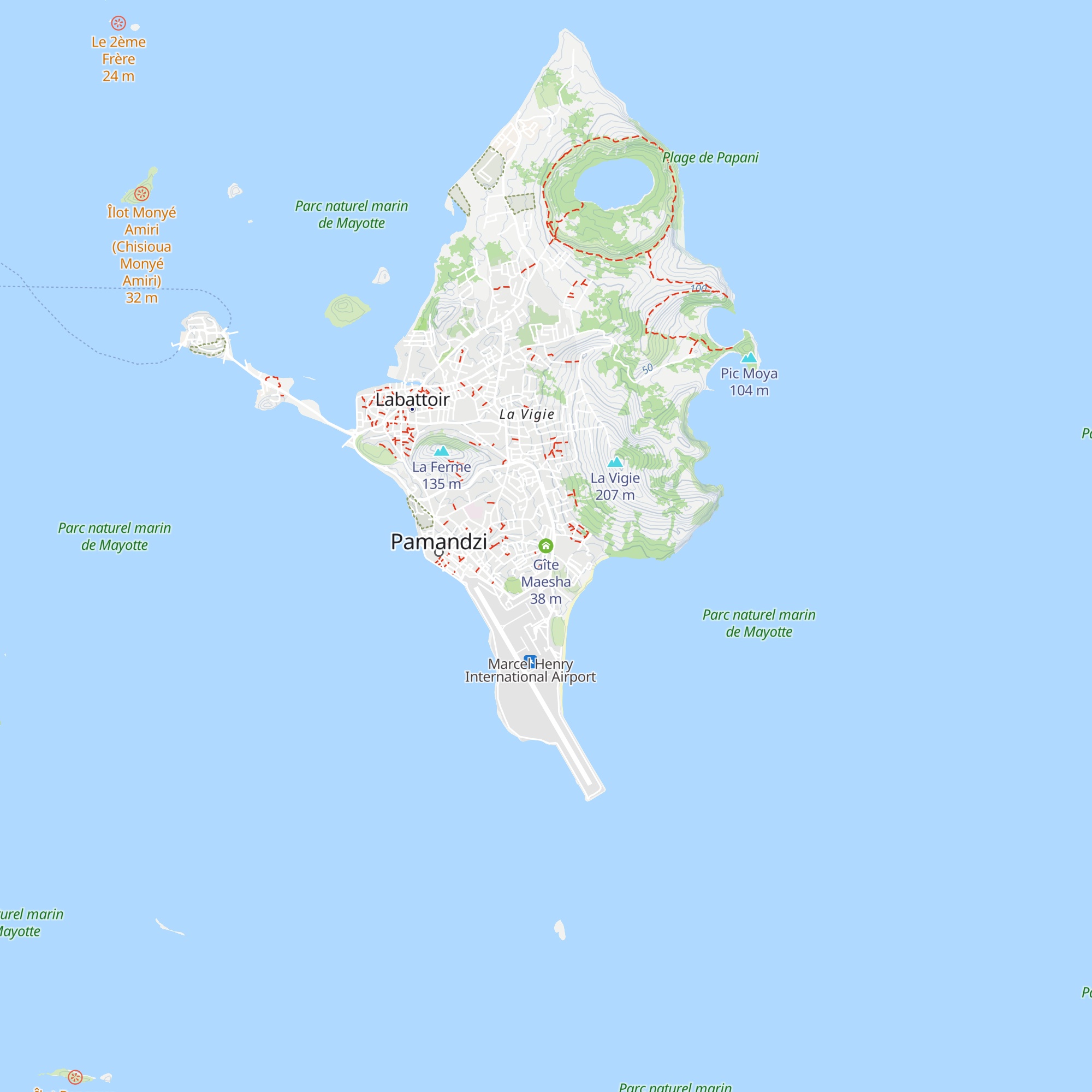 Gîte Maesha map