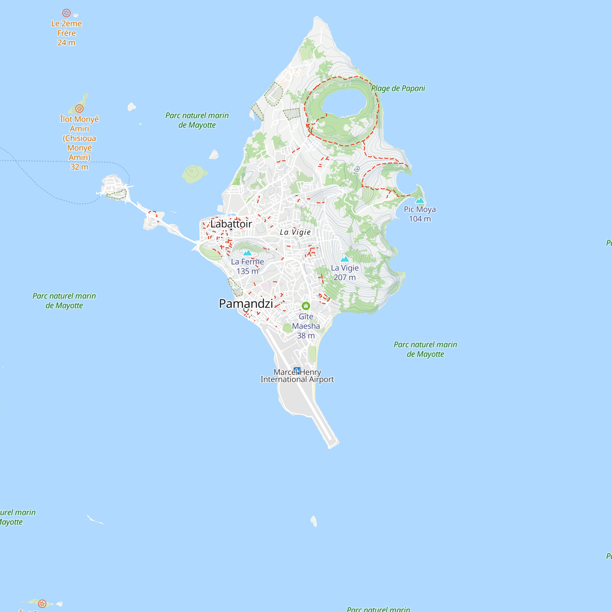 Gîte Maesha map
