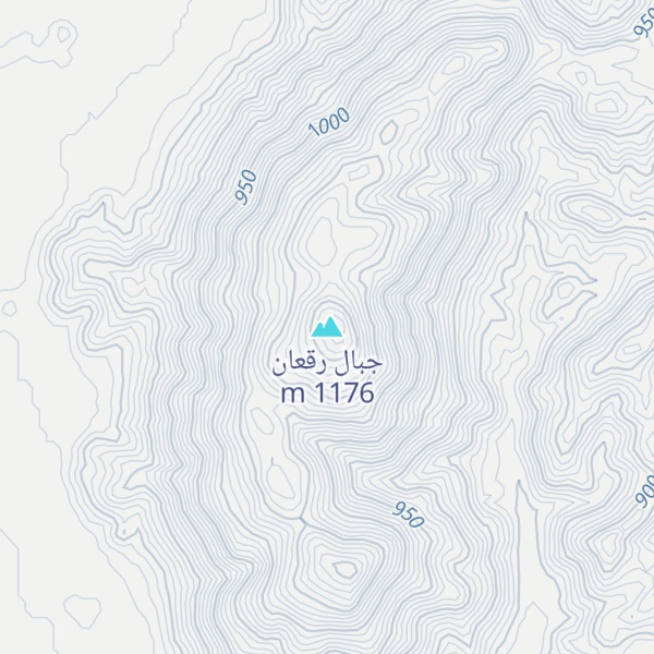 Map of جبال رقعان