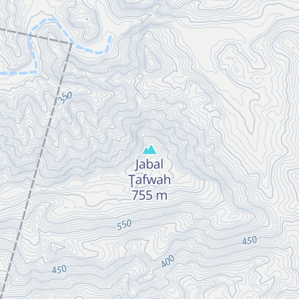 Map of Jabal Ţafwah