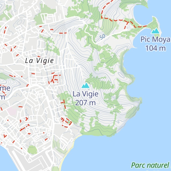 Map of La Vigie
