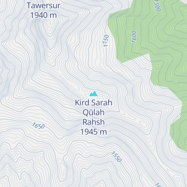Map of Kird Sarah Qūlah Rahsh
