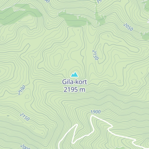 Map of Gila-kort