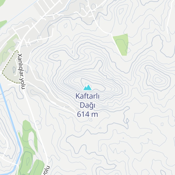 Map of Kaftarlı Dağı