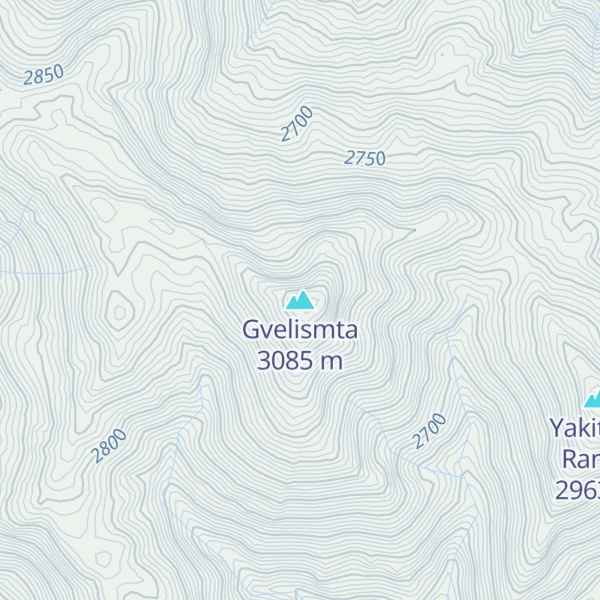 Map of Gvelismta
