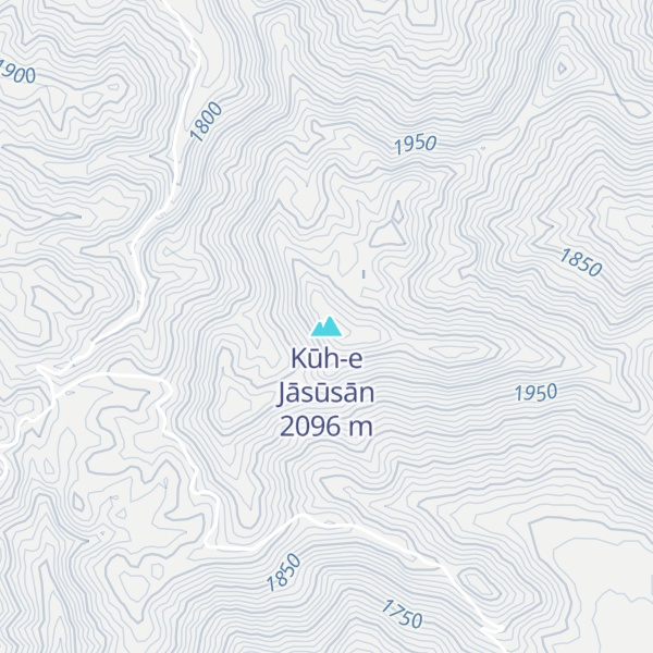 Map of Kūh-e Jāsūsān