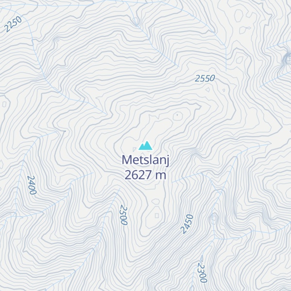 Map of Metslanj