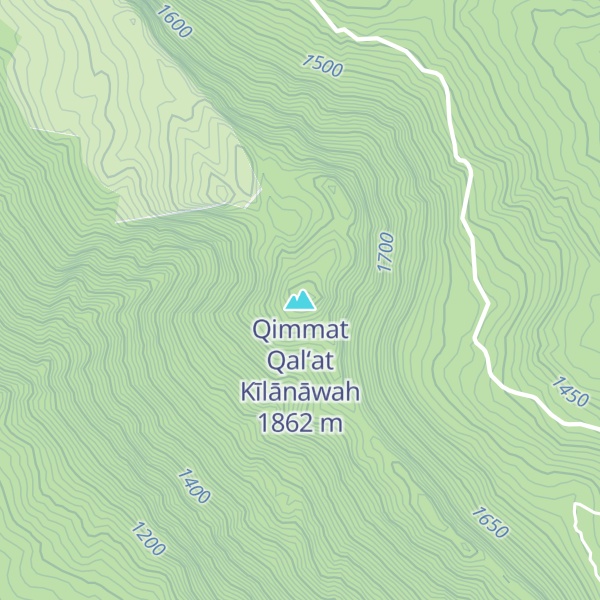 Map of Qimmat Qal‘at Kīlānāwah