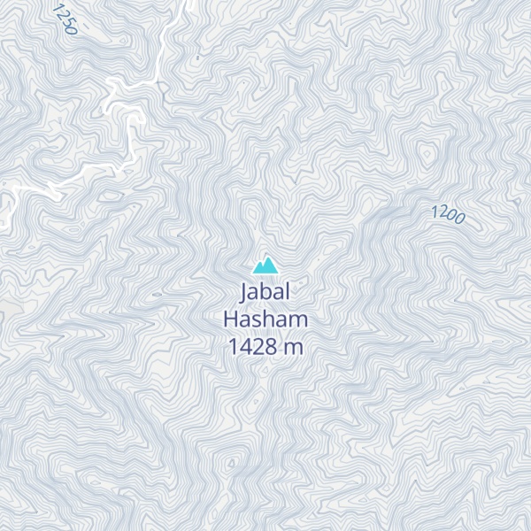 Map of Jabal Hasham