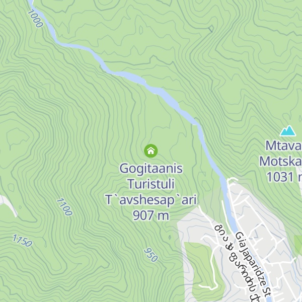 Map of Gogitaanis Turistuli T`avshesap`ari