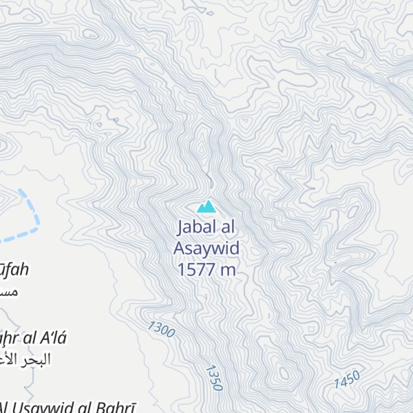 Map of Jabal al Asaywid