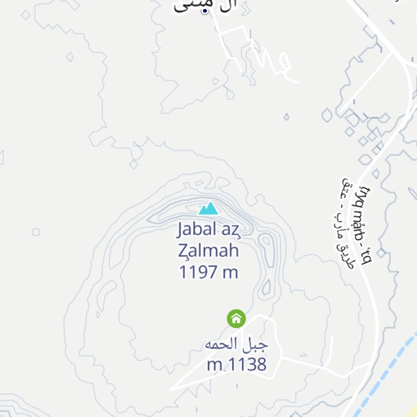 Map of Jabal az̧ Z̧almah