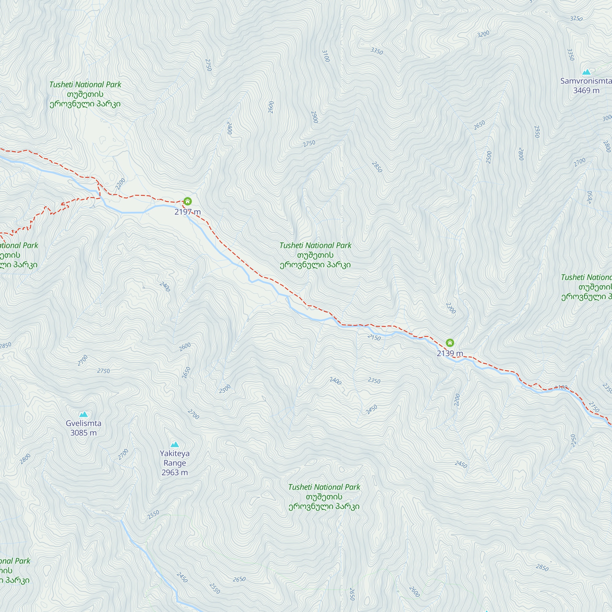 Alaznistavi Tourist Shelter map