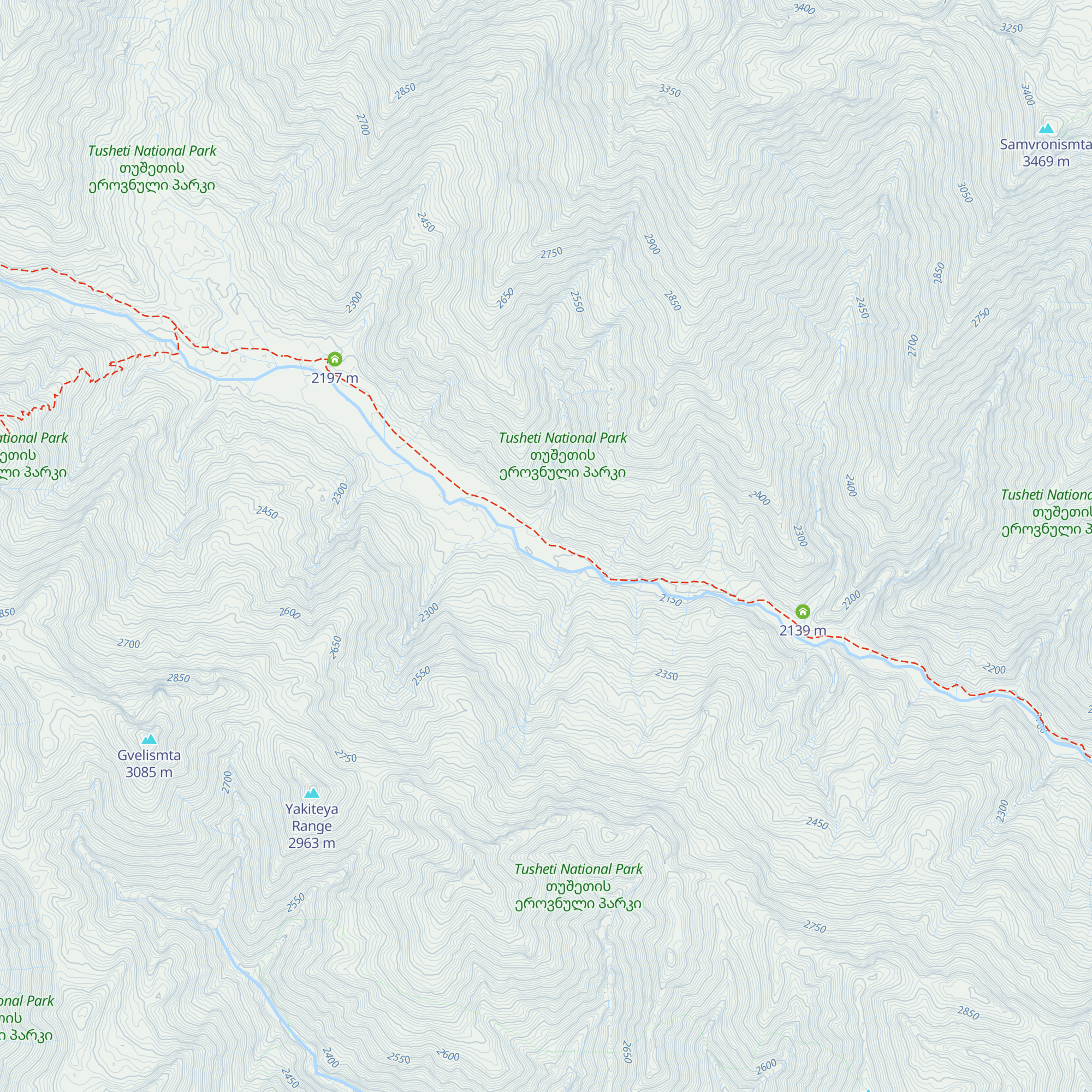 Alaznistavi Tourist Shelter map