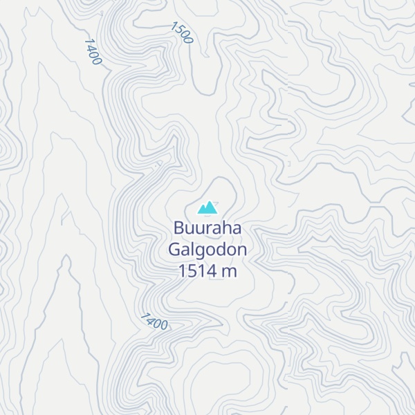 Map of Buuraha Galgodon