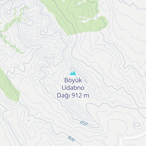 Map of Böyük Udabno Dağı