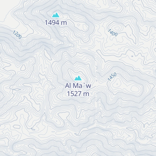 Map of Al Ma`w