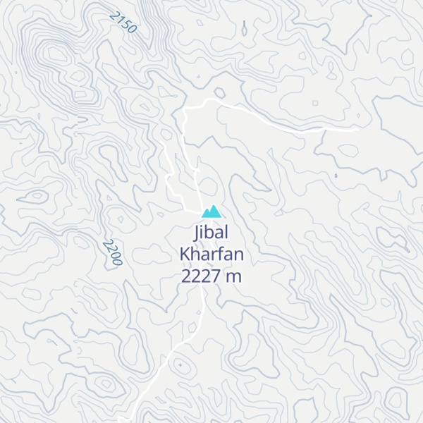 Map of Jibal Kharfan