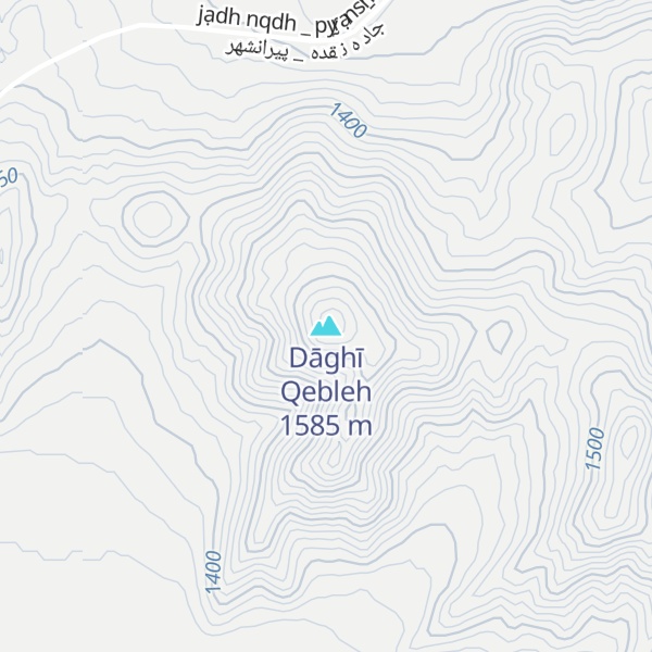 Map of Dāghī Qebleh