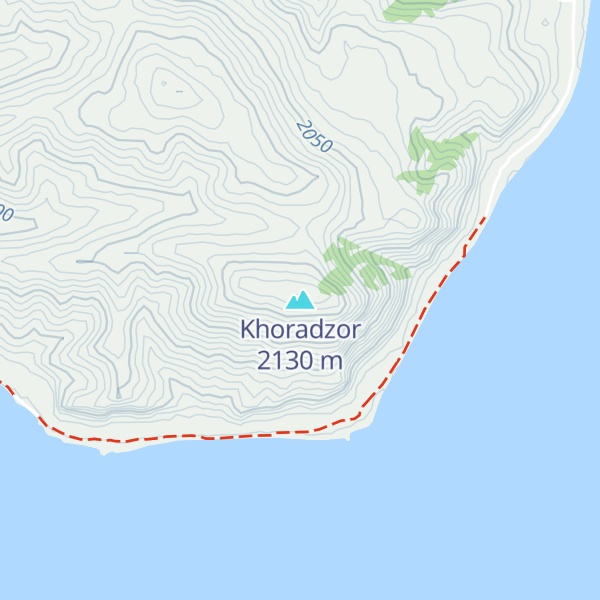 Map of Khoradzor