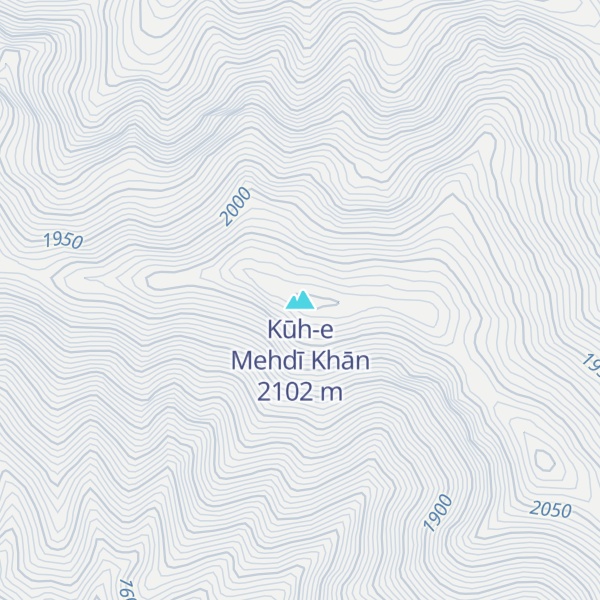 Map of Kūh-e Mehdī Khān