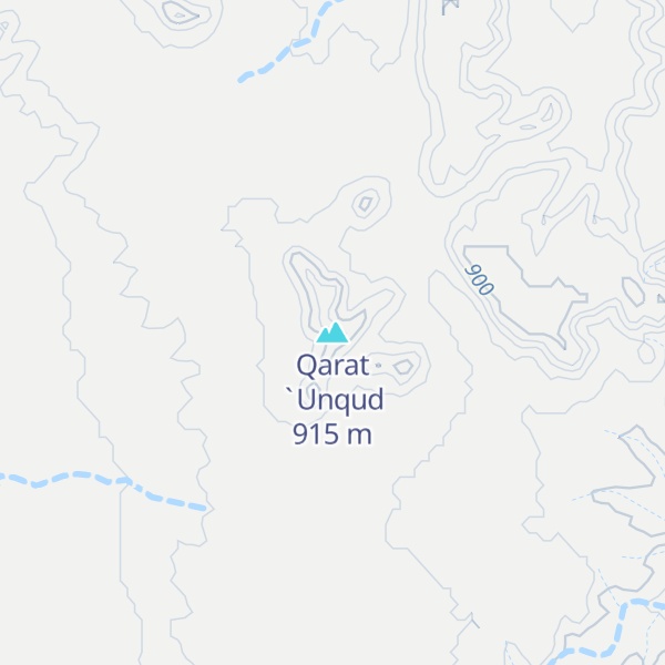 Map of Qarat `Unqud